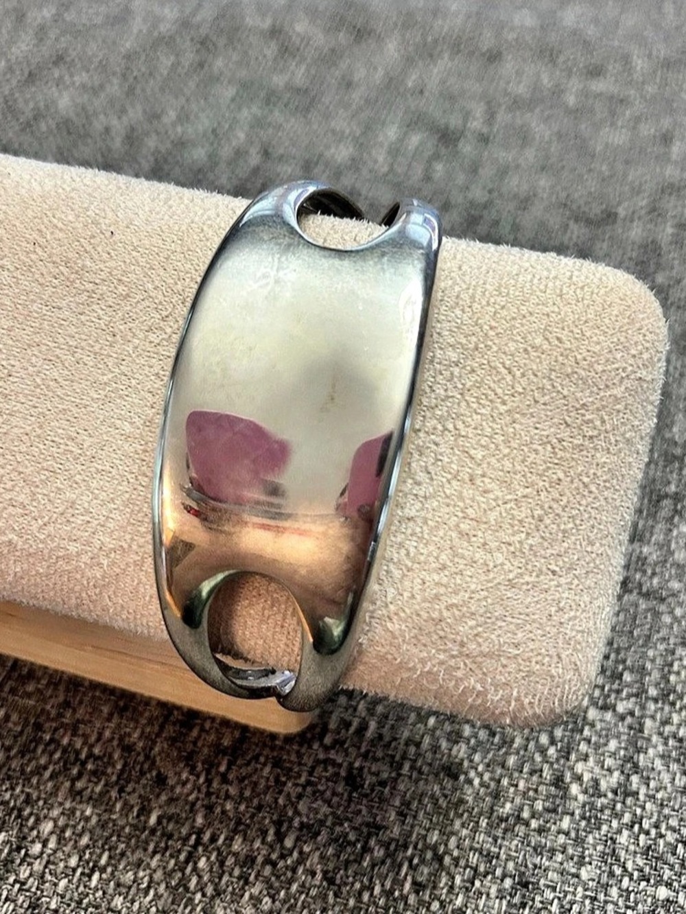 Nambé Sterling Silver Cuff Bracelet Heavy